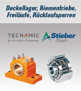 Deckellager, Riementriebe